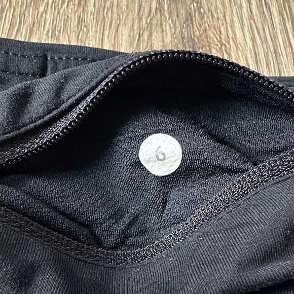 lululemon athletica Black and Cream Athletic Shorts - Picture 6 of 6